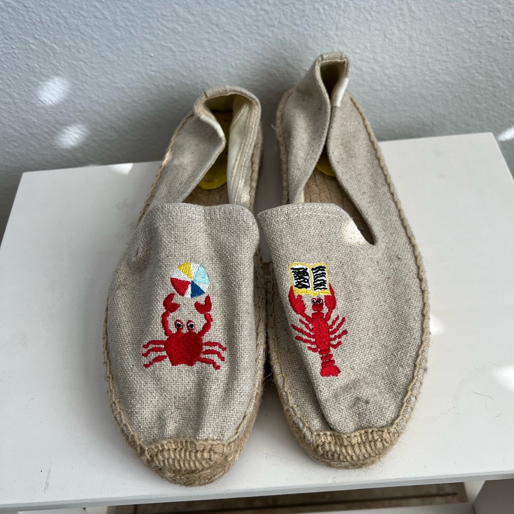 Crab & Lobster-Themed Soludos x Mary Matson